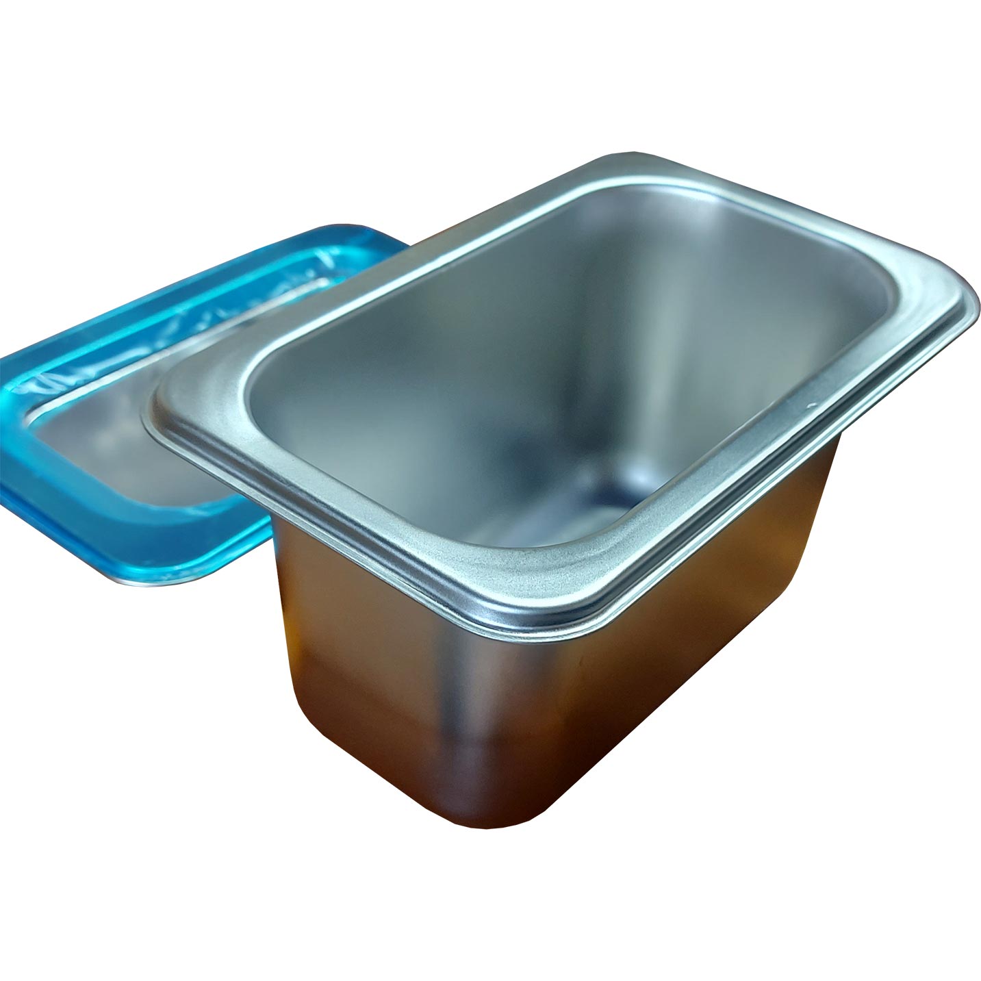 بنماری یک نهم استیل درب دار