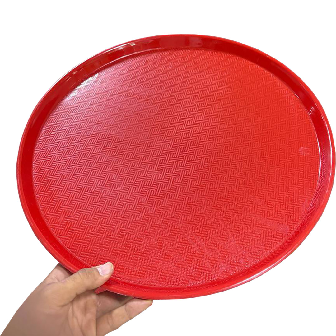 درب پلاستیکی قرمز قالب پیتزای گرد 40 سانتی