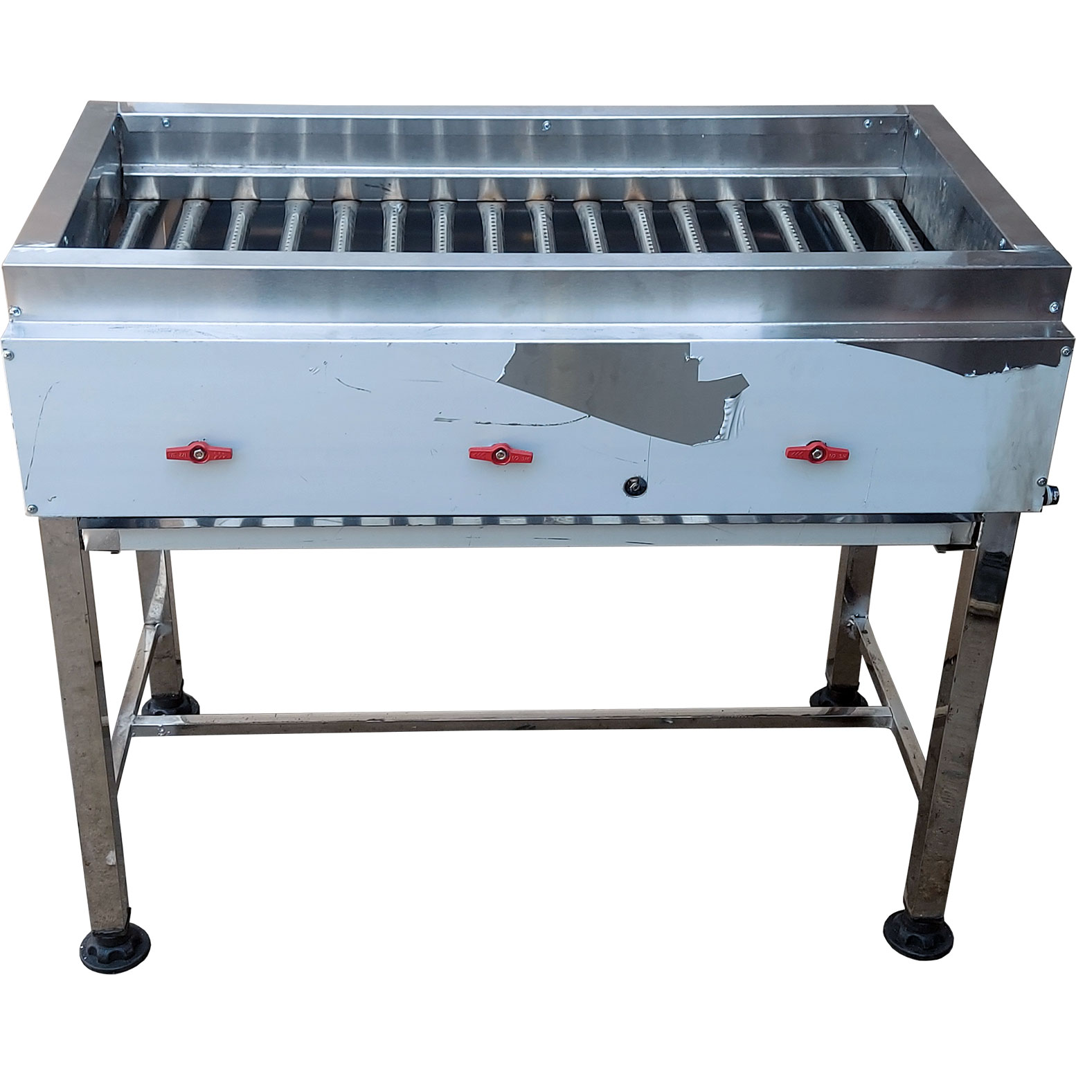 قیمت کباب پز گازی استیل 1 متر رستورانی خانگی ایستاده ارزان