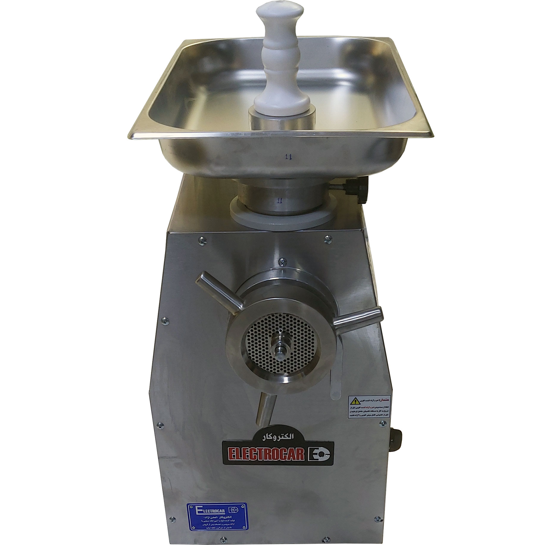 چرخ گوشت گیربکسی الکتروکار 32 گلویی استیل