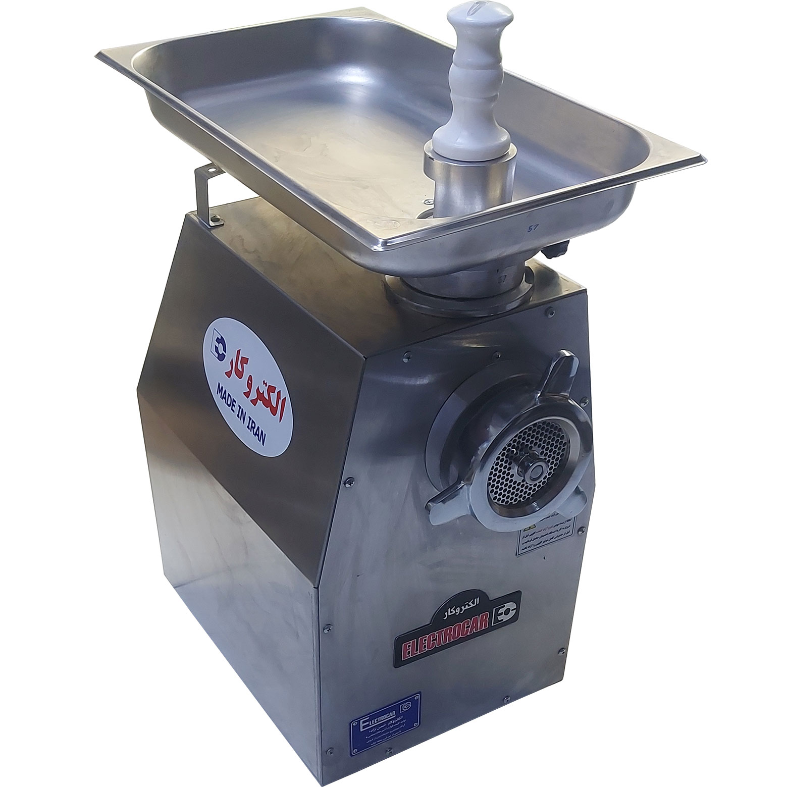 چرخ گوشت گیربکسی الکتروکار 32 گلویی چدن