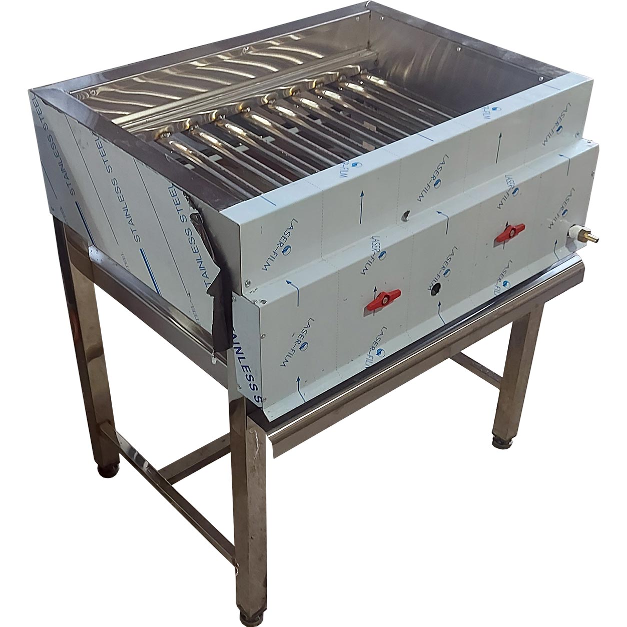 کباب پز کوچک گازی استیل ایستاده