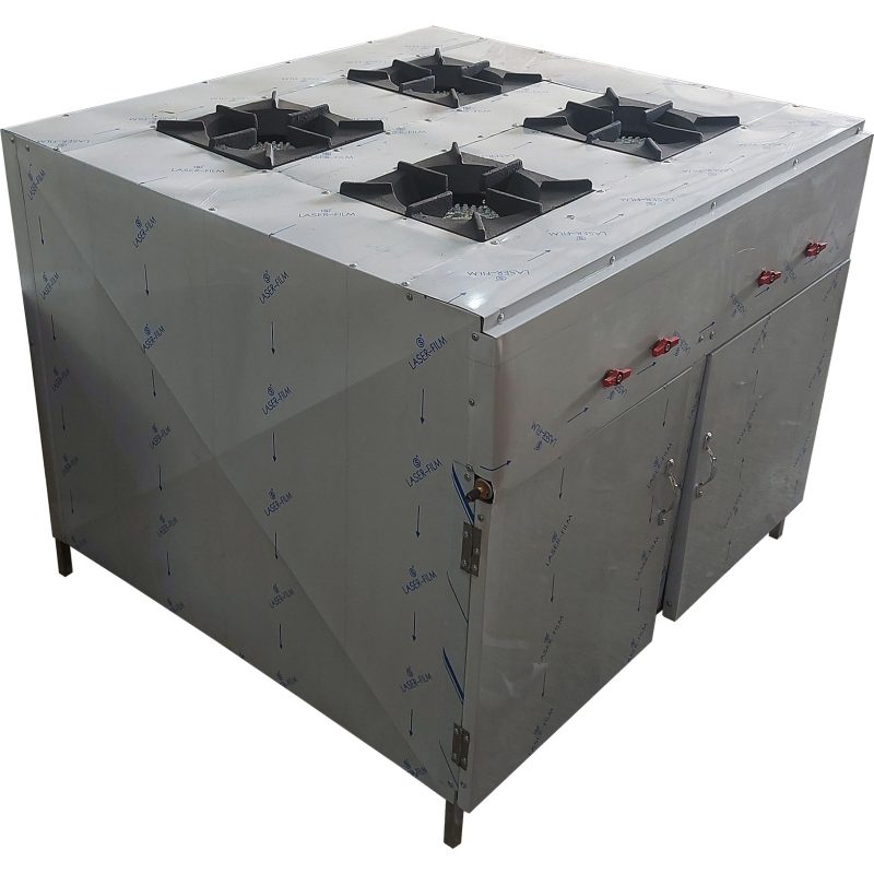 اجاق گاز 4 شعله پایین کابین