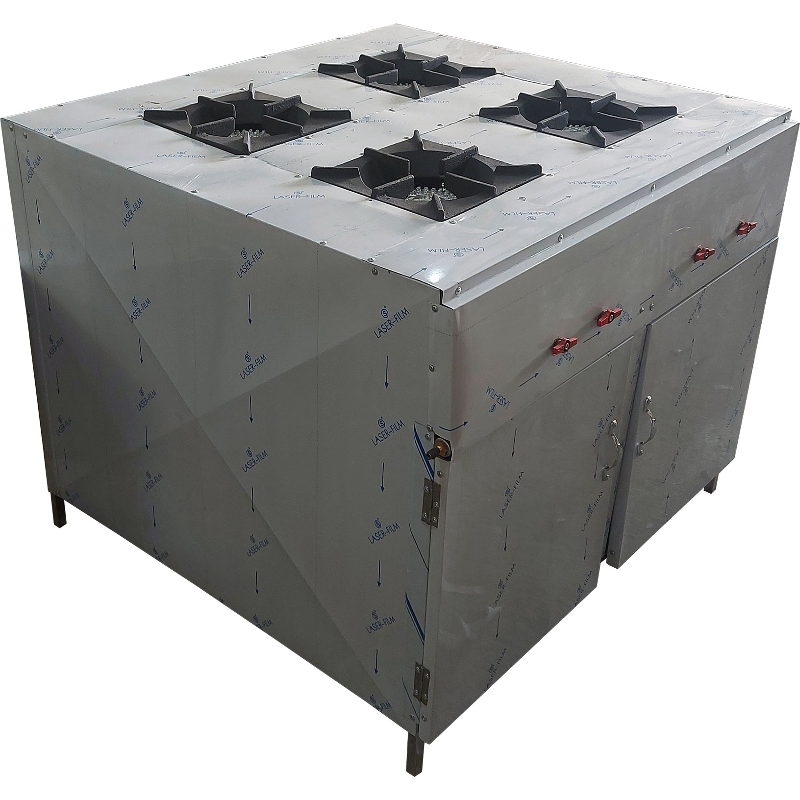اجاق گاز 4 شعله پایین کابین